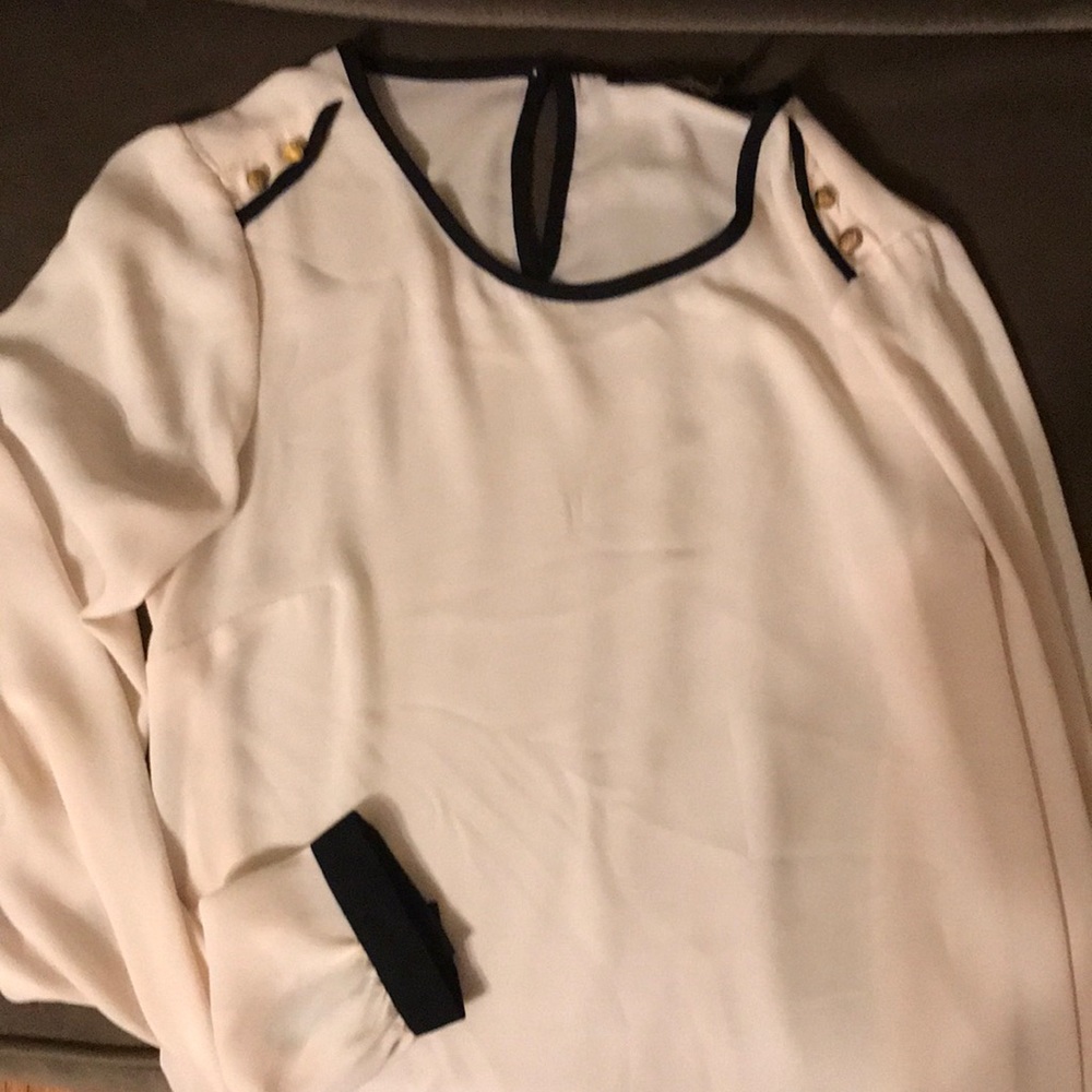 Cream blouse